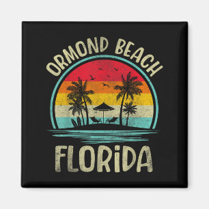 Imán Ormond Beach Florida Palma Familia Verano