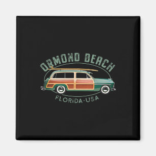 Imán Ormond Beach Florida Surfing Antiguo