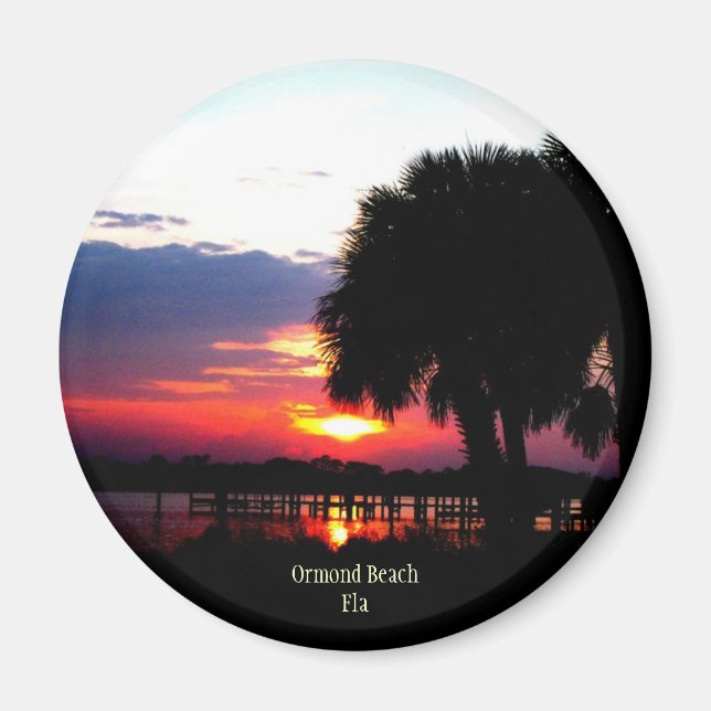 Imán ormondbeachsunrise, Ormond BeachFla (Frente)