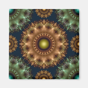 Imán Ornamento brillante fractal