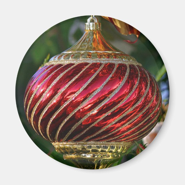 Imán Ornamento de Navidad (Frente)