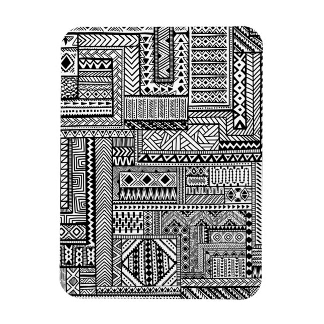 Imán Ornamento étnico (Vertical)