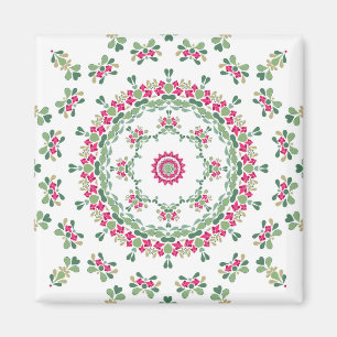 Imán Ornamento floral