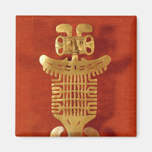 Imán Ornamento tolima en forma de cabeza humana