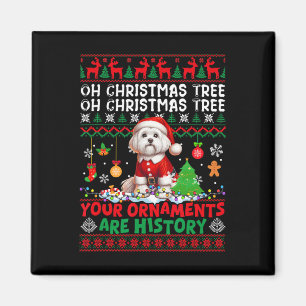 Imán Ornamentos de árbol de navidad son historia suéter