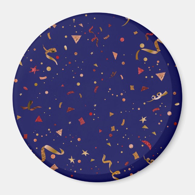 Imán Ornamentos de celebración 7 (Frente)