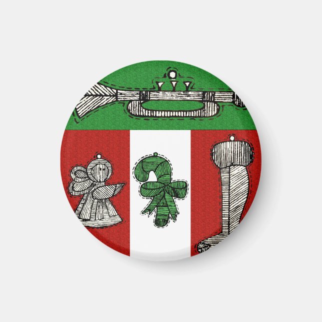 Imán Ornamentos de época (Frente)