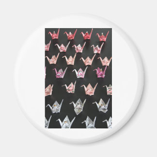 Imán ornamentos de grúa de origami