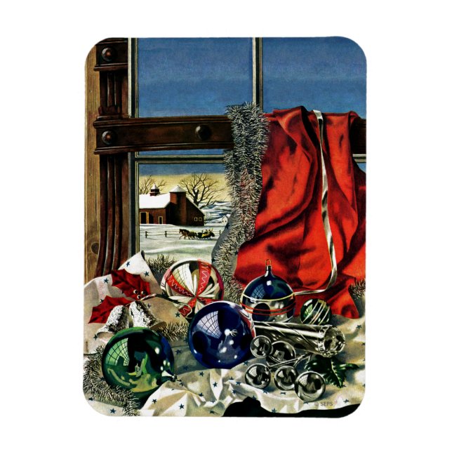 Imán Ornamentos de Navidad (Vertical)