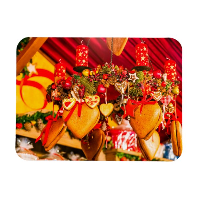 Imán Ornamentos de Navidad (Horizontal)