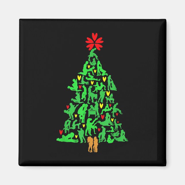 Imán Ornamentos de Navidad traviesos Kamasutra Humor pa (Frente)