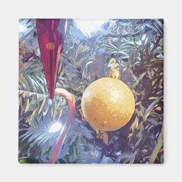 Imán Ornamentos feriados de invierno