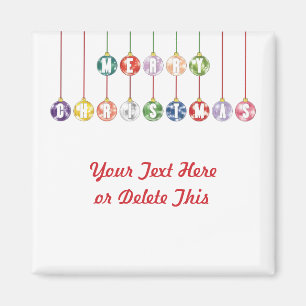 Imán Ornamentos multicolores de la bola de cristal de