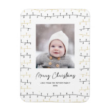 Ornamentos navideños negros de oro divertido blanc