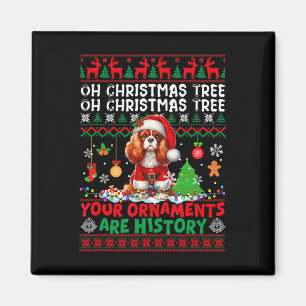 Imán Ornamentos navideños son historia Cavalier King Ch
