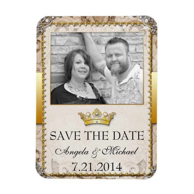 Imán Ornate Fairytale Storybook Photo Magnet (Vertical)