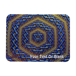 Imán Ornate Metallic Magen David