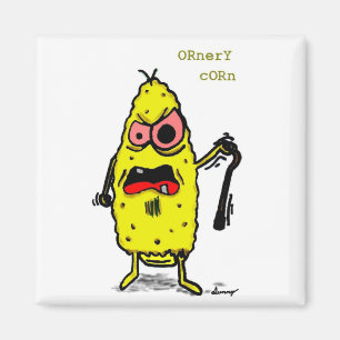 Imán Ornery Corn Magnet