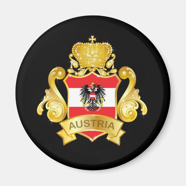 Imán Oro Austria (Frente)
