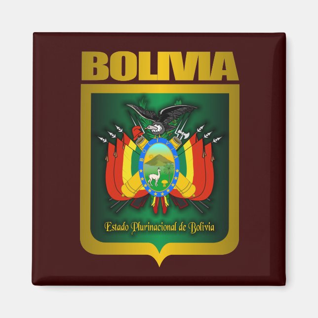Imán "Oro de Bolivia" (Frente)
