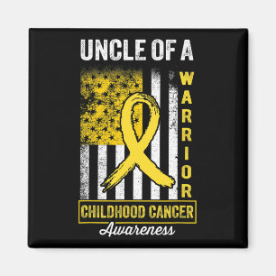Imán Oro De Conciencia Sobre El Cáncer Infantil De Un G
