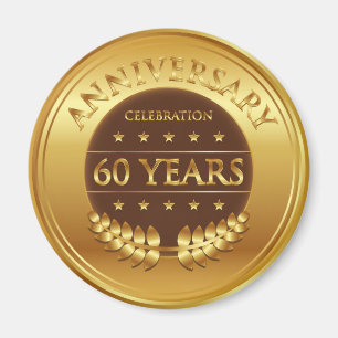 Imán Oro de los 60 años