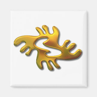 Imán Oro de paz de Adrinkra