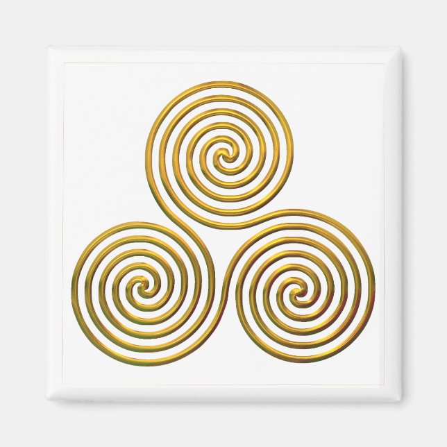 Imán Oro de Triskele (Frente)