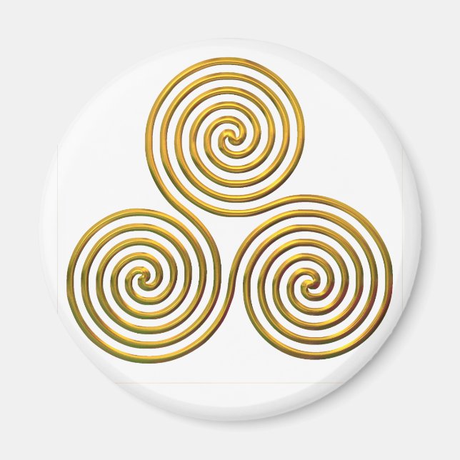 Imán Oro de Triskele (Frente)