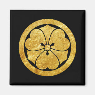 Imán Oro del clan japonés del samurai de Sakai lunes