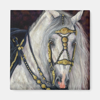 Imán Oro español - Caballo andaluz