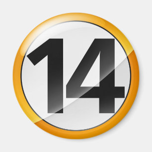 Imán Oro Magent del número 14