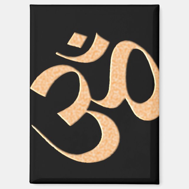 Imán Oro Om (Anverso)