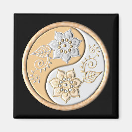 Imán Oro & Plata Yin Yang 