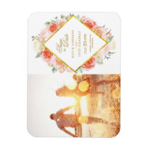 Oro, rosa, coral y melocotón Guardar la postal de 