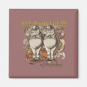 Imán Oro Ver. del estilo de Tweedledum y de Tweedledee