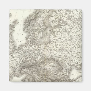 Imán Orograph Europa - Mapa físico de Europa