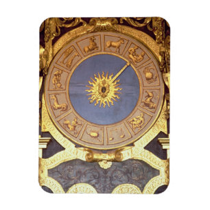 Imán Orologio Zodicale (Reloj Zodiaco) (fresco y dorado