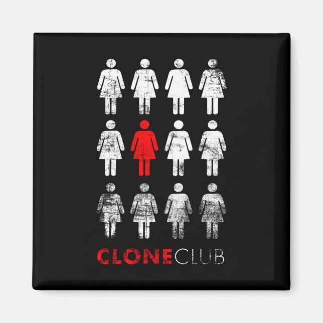 Imán Orphan Black | Club Leda Clone (Frente)