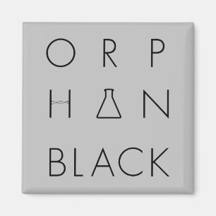 Imán Orphan Black Cuadrícula de logotipos