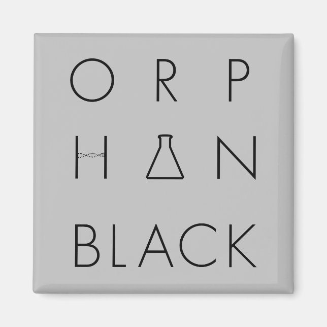 Imán Orphan Black | Cuadrícula de logotipos (Frente)
