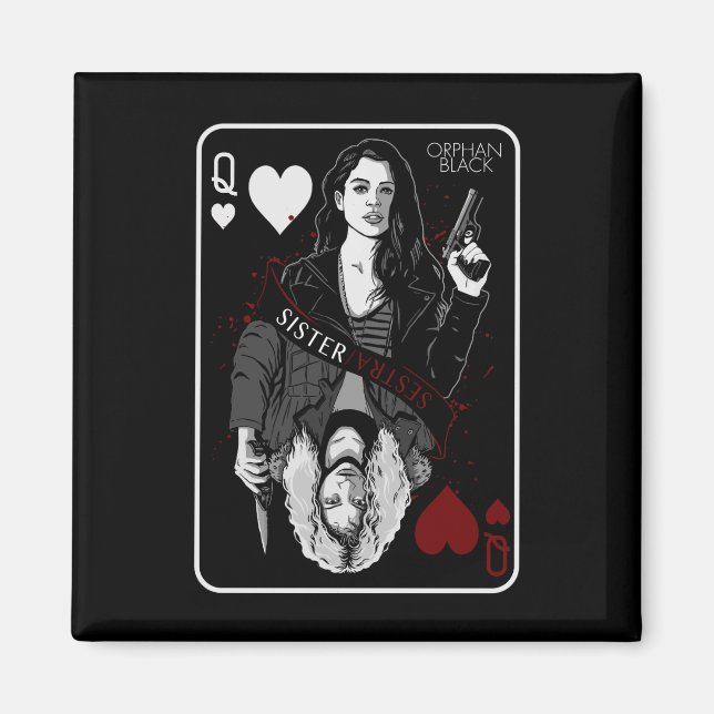 Imán Orphan Black | Sarah & Helena - Hermana/Sestra (Frente)