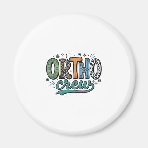 Imán Ortho Crew Diseño Vectorial de Equipo Dental Vinta