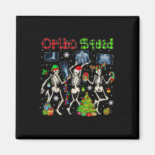 Imán Ortho Squad Xmas Tres Reyes de Santa Reindeer Elf 