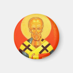 Imán ortodoxo del icono de San Nicolás