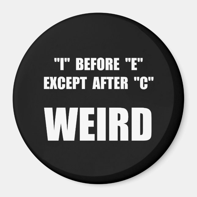 Imán Ortografía de pájaro (Frente)