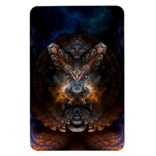Imán Ortricon Fractal Art Photo Magnet