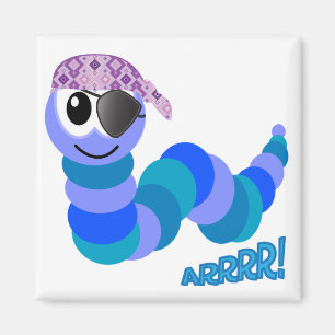 Imán oruga pirata Cute Goofkins