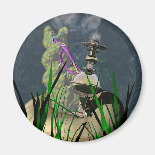 Imán Oruga que fuma de la cachimba