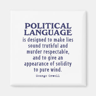 Imán Orwell en lengua política